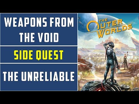 Wideo: Misja The Outer Worlds: Weapons From The Void - Wyjaśnienie Znalezienia Broni Przełomowej