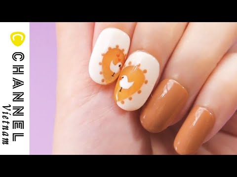 Video Nail art! 2 ngón tay chụm vào nhau tạo thành đôi chim... - youtube