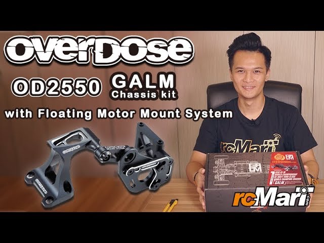 Overdose GALM Chassis Kit w/Floating Motor Mount System #OD2550