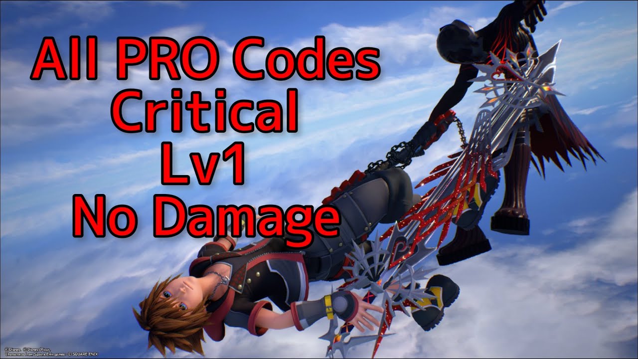 KH3|Data Vanitas All PRO Codes Speedrun w/Keyblade switch glitch 1:26 ...