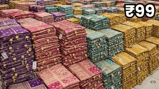 Huge Cotton Saree Factory | Erode Saree Wholesale Market | Saree Manufacturer in Tamil Nadu screenshot 5