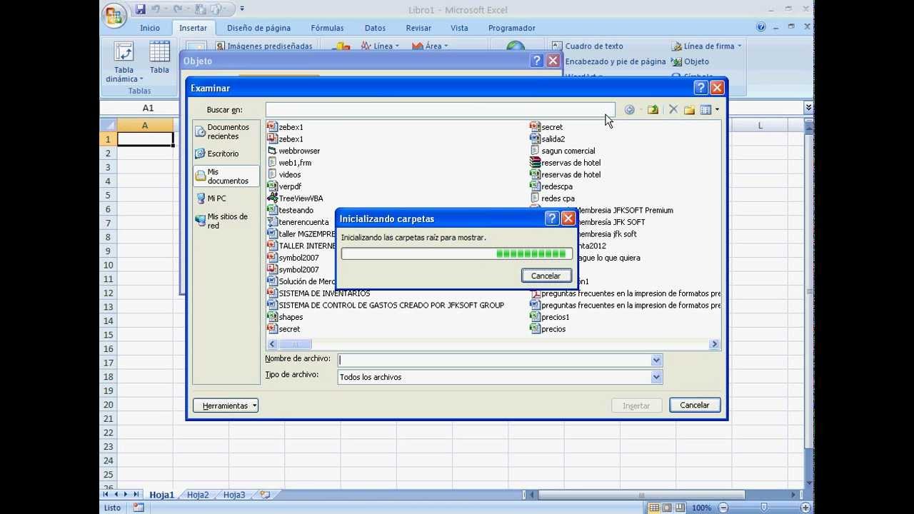 Crear audio e insertarlo como archivo de sonido en Excel