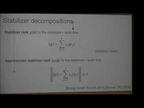 David Gosset: Simulation