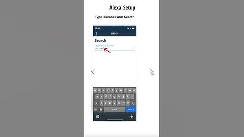 Airconet Alexa Setup Manual