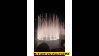 The famous Dubai fountain show of Dubai Mall. Before covid -19 pandemic. #Shorts.