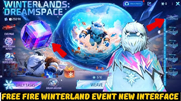 Free Fire Indonesia Server – Winterland Event ❄️ NEW Interface Revealed! (Today’s Update)