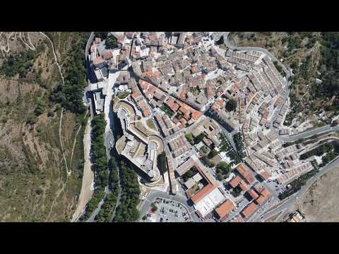 Monte Sant'Angelo Castle. Neat Castle on HUGE Mountain. By DRONE!  - Monte Sant'Angelo Italy - ECTV