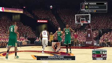 How to unlock pick and popper badge NBA 2k17