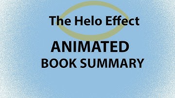 Animated summary | The Halo Effect