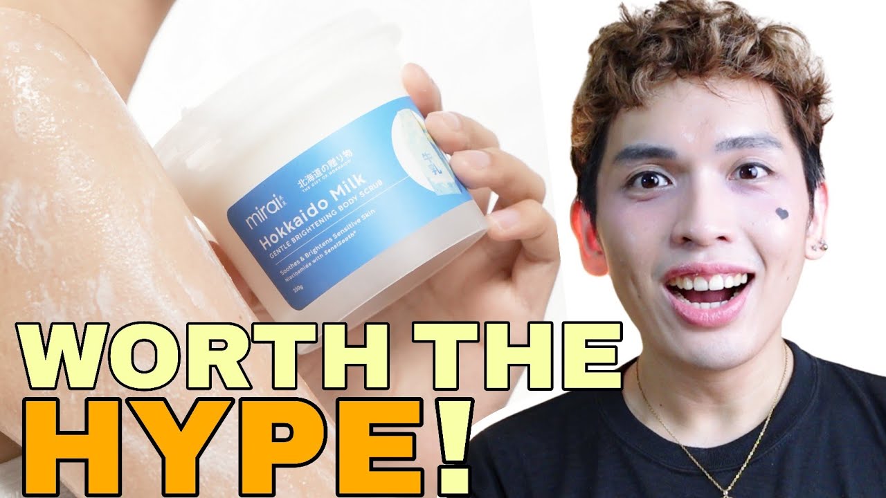 ICE CREAM SCRUB? MIRAI HOKKAIDO SCRUB REVIEW | ONE OF THE BEST! WORTH THE HYPE! GANDA! SIR LAWRENCE