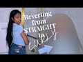 HIP to BRA STRAP length | Reverting my Natural Hair from STRAIGHT to CURLY