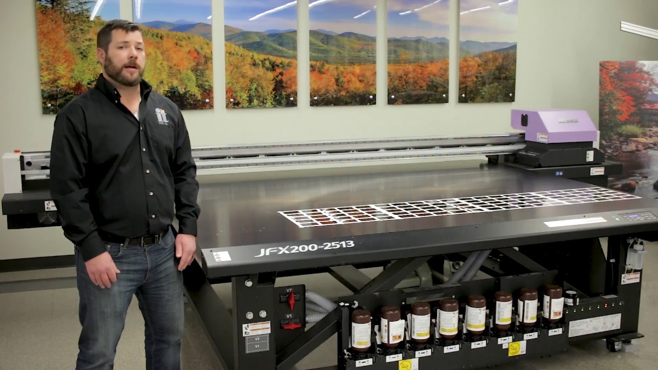 How it Works: Mimaki JFX200-2513 Flatbed Printer | ITNH, Inc