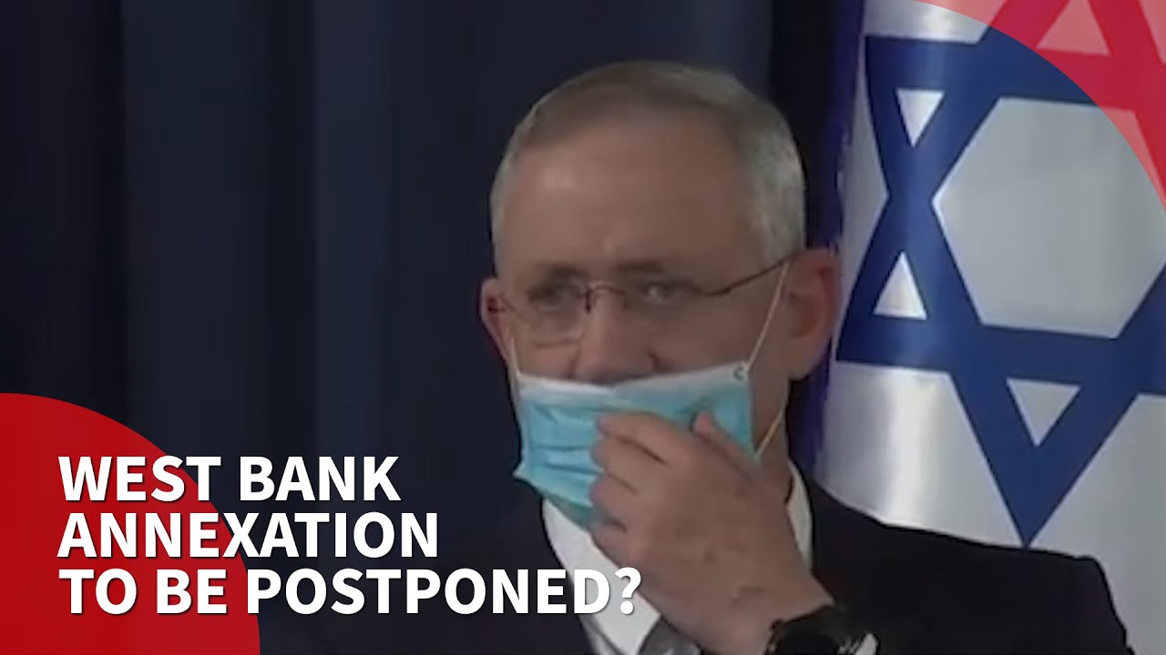 Israel defence chief urges delay of West Bank annexation