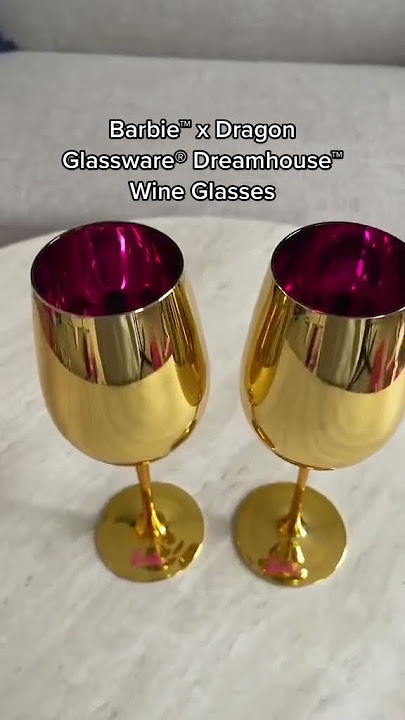 Buy the Barbie X Dragon Wine Glasses