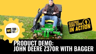 Product Demo: John DeereZ370R Electric Zero Turn with Bagger by Papé Machinery Agriculture & Turf 1,248 views 3 months ago 7 minutes, 33 seconds
