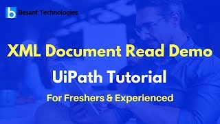 UiPath Tutorial For Beginners | XML document read demo Profile