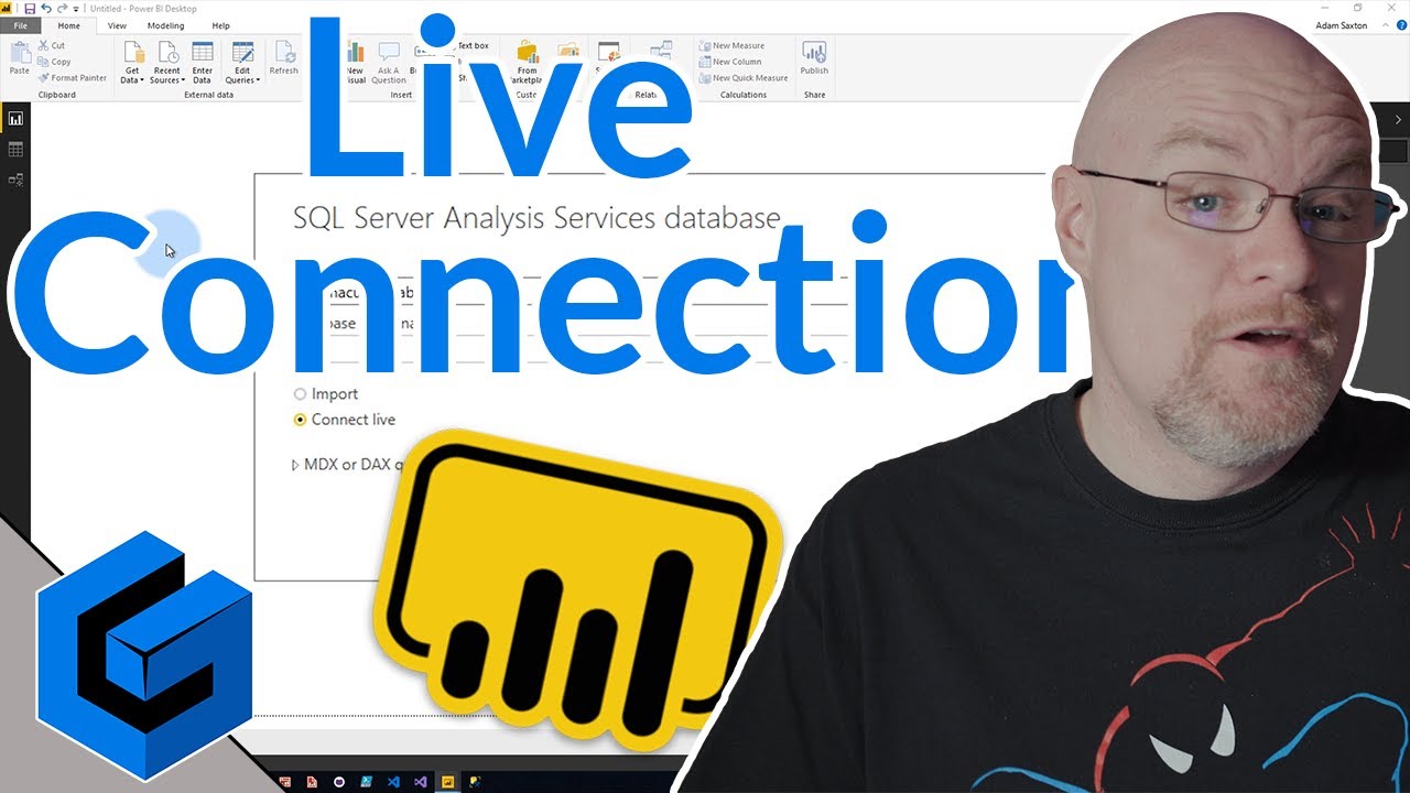 Live connection. SSAS.