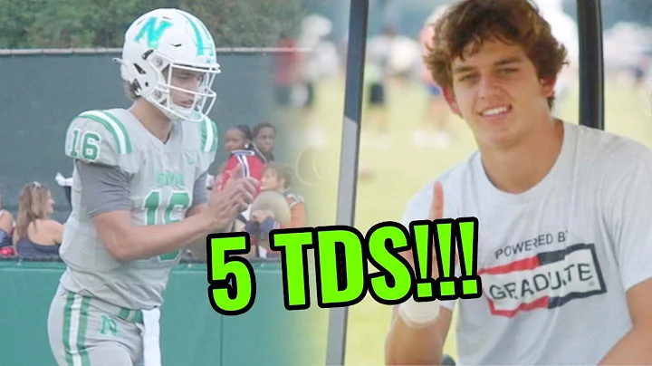 Arch Manning DANCES & Drops 5 TDs! Texas Commit Is...