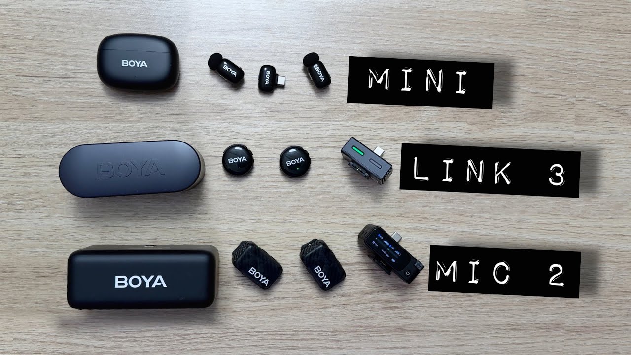 Which Boya Mic is For YOU? Mini, Link 3, or Mic 2 Deep Dive!