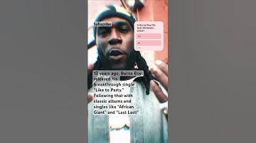 Thumbnail of Burna Boy has come a long way and he deserves it all! #afrobeat #music #burnaboy #nigeria