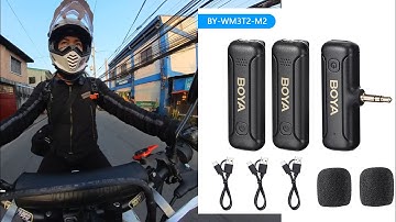 Insta360 X3 alternative wireless mic BOYA W-M3T2-M2 VLOG#1
