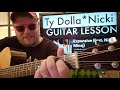 How To Play Expensive Ty Dolla $ign, Nicki Minaj // easy guitar tutorial beginner lesson easy chords