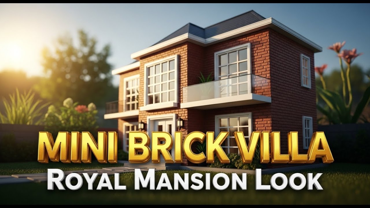 “Most Realistic Miniature Villa Build Ever | Real Brick Construction in 8K” 🏡✨
