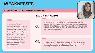 MGT666 INTERNSHIP VIDEO PRESENTATION Content