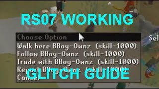 Workingrunescape 2007 Glitch Guide Level 1000 Major Bug Abuse Tutorial - New2013