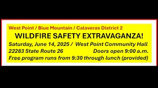West Point Wildfire Extravaganza 2025
