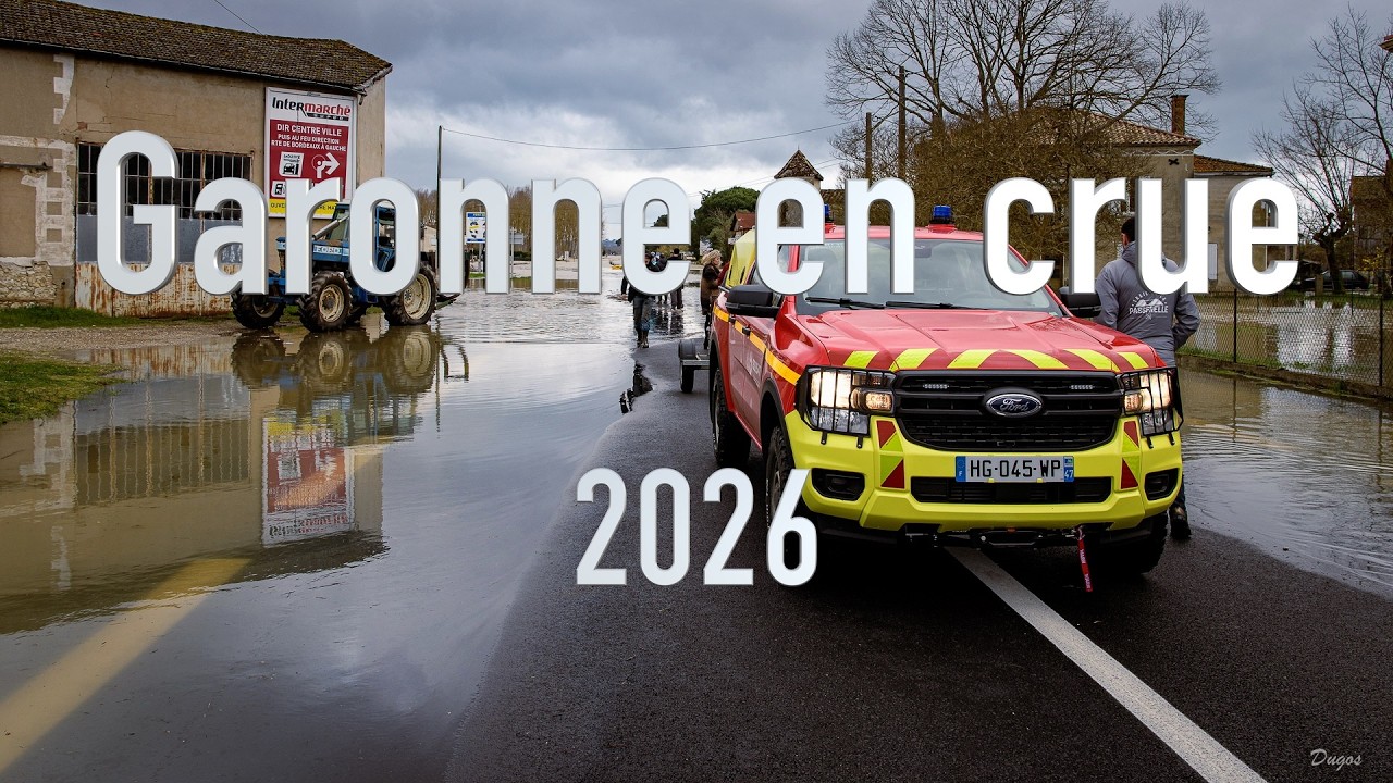Garonne en crue 2026