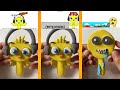 I made Sprunki OC Pulcino Pio Phase1-2 &amp; Durr out of Clay! #sprunki #incredibox #clayart #sprunkioc