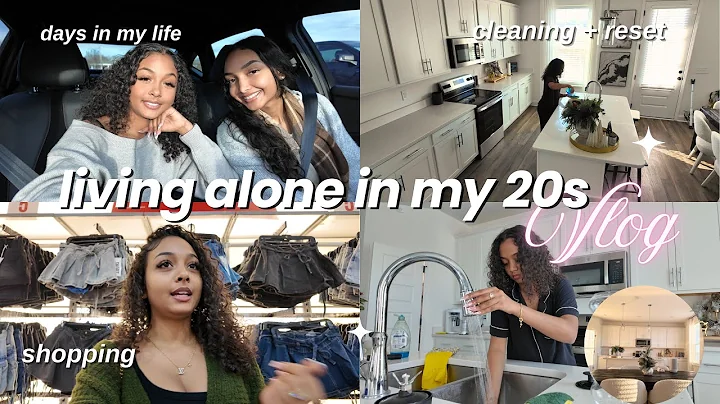 LIVING ALONE DIARIES 🎄 | christmas shopping + cleaning + life in my 20s