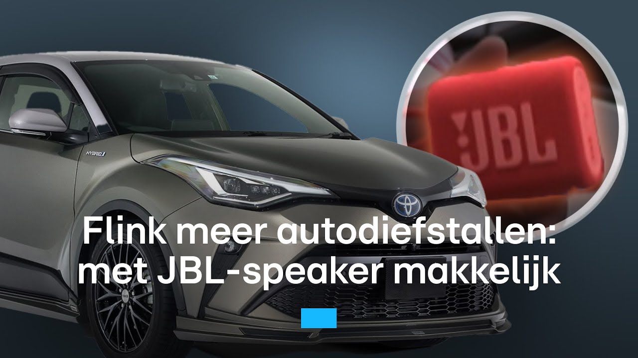 Flink meer autodiefstal: met een JBL-speaker is je auto binnen 5 minuten weg | RTL Nieuws