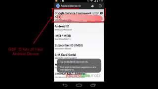 Get GSF ID Key