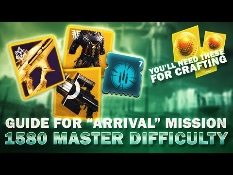 Easy 1580 Master 'The Arrival' Mission Clears | Quick Ascendant Alloy