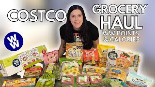 HEALTHY COSTCO GROCERY HAUL | WW (WeightWatchers) Points \& Calories | Weight Loss Journey