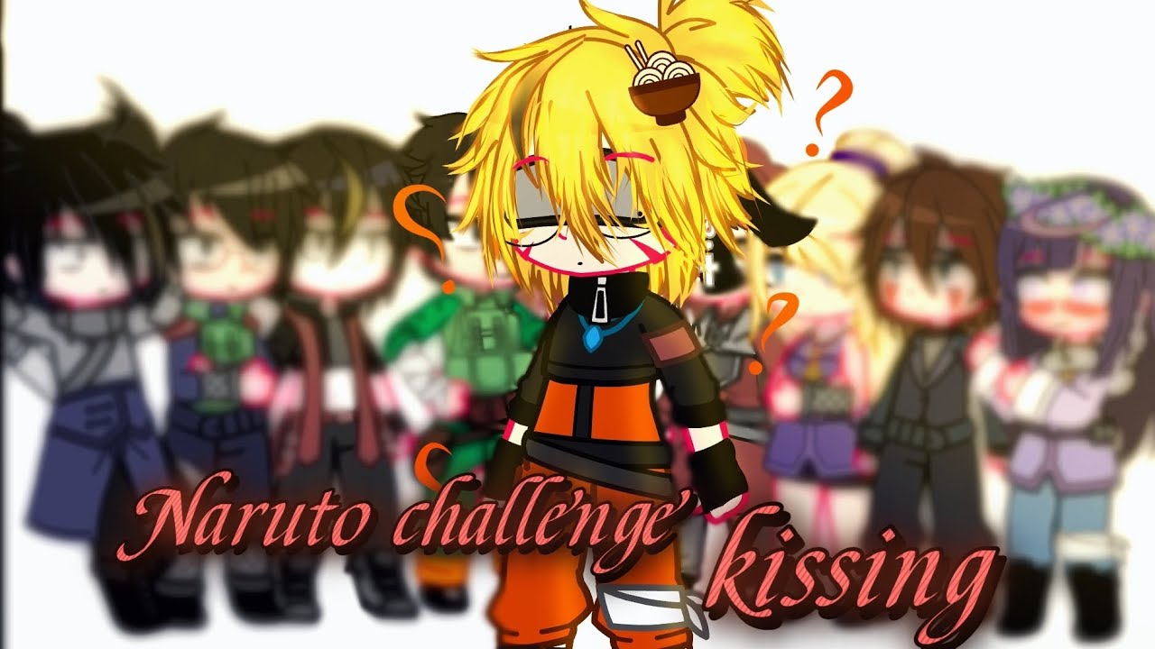 💋Naruto challenge kissing💋//Sasunaru🧡💜//#anime #sasunaru #gachaclub #gachalife
