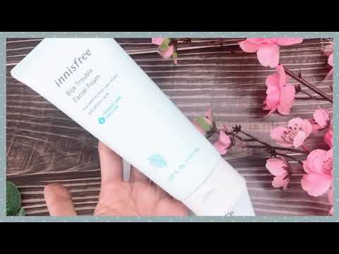 Sửa Rửa Mặt Dành Cho Da Mụn Innisfree Bija Trouble Facial Foam