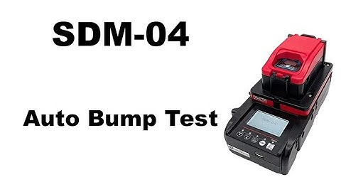 SDM-04 Calibration Station: Auto Bump Test