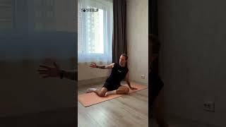 Упражнение для снятия зажатости грудного отдела. Улучшает дыхание, осанку и подвижность спины