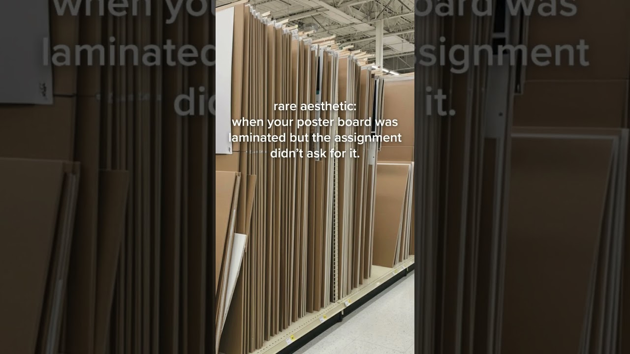 Laminated poster board energy 💫