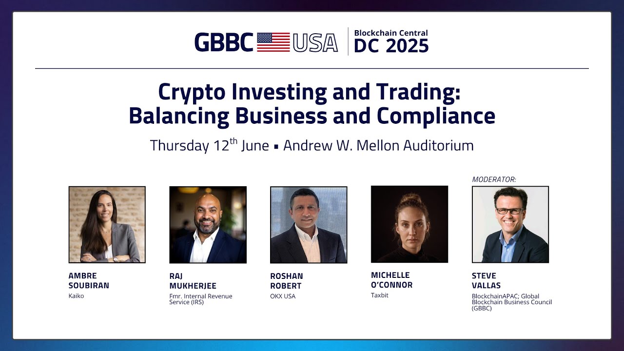 Crypto Investing and Trading: Balancing Business and Compliance |  Blockchain Central DC