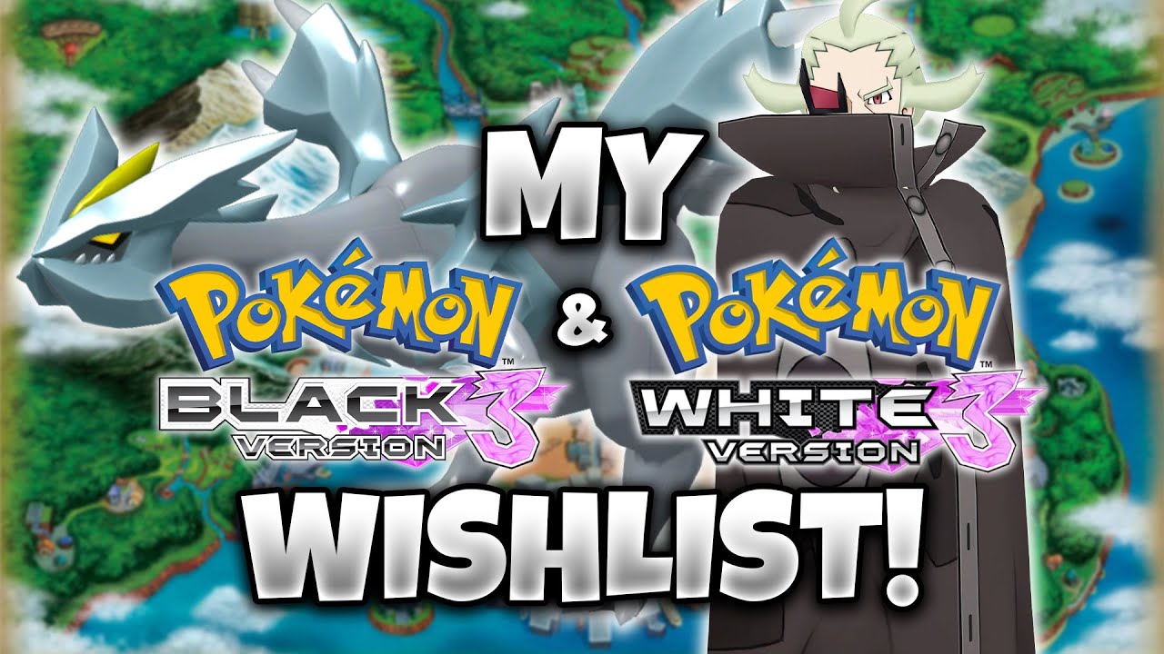 Pokémon Legends Unova ou Black White 3? o que esperar? 