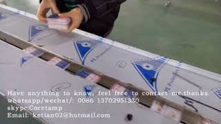 KT250 Ten card packs packing machine screenshot 4