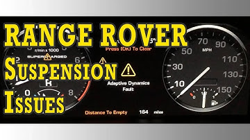 Range Rover Active Dynamics Fault and Air Struts