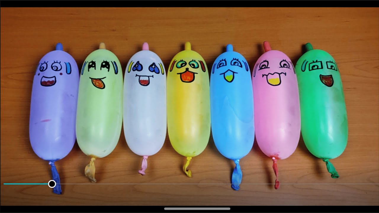 Making Slime with Funny Balloons - Satisfying Slime video #7