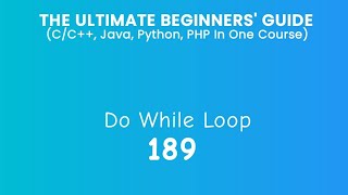 189. Do While Loop
