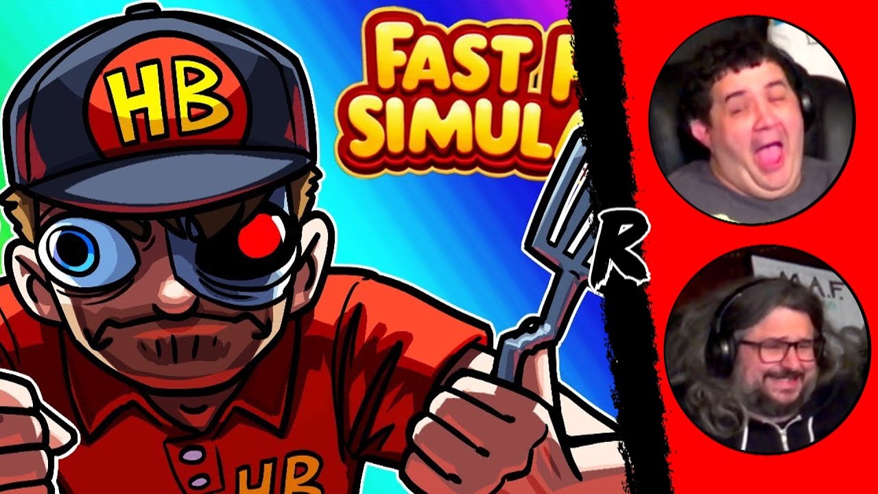 Симулятор фастфуда — ютуберы получают настоящую работу! — @VanossGaming | РЕАКЦИЯ РЕНЕГАТОВ