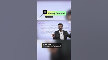 Corroborating Evidences | History Optional #UPSC #IAS #CSE #IPS